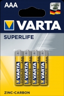 Baterija AAA Superlife VARTA 4 gab./iepak.