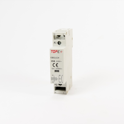Kontaktors 4kW 20A 1MD 2P 1NO+1NC